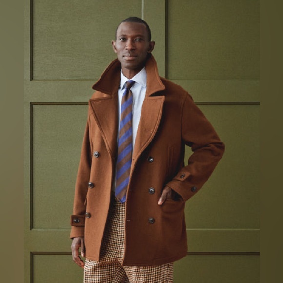 Todd Snyder Other - Todd Snyder Virgin Wool & Cashmere Blend Lined Luxe Peacoat NWT $895